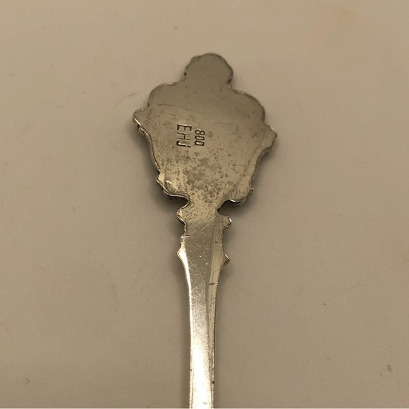 Vtg 800 Silver Garmish Partenkirchen Souvenir Spoon Heidelberg 800 EHJ / 4.1” - Picture 4 of 5